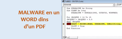 Distribueixen Malware fent ús d'un Word contingut a l'interior d'un PDF.